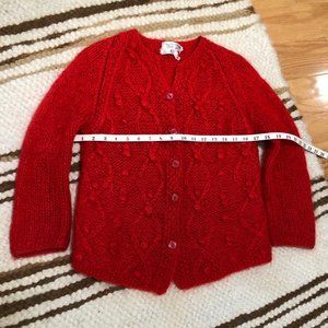 Vintage wool mohair cardigan